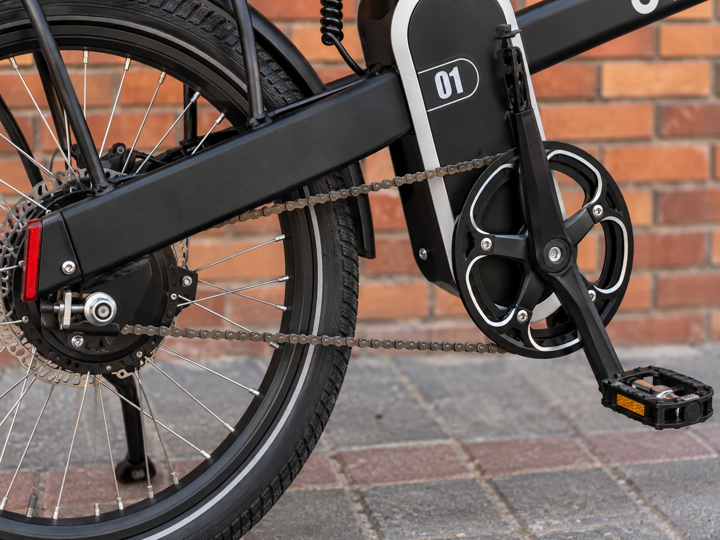 DVU electric bike detail