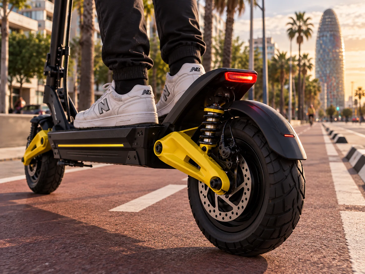 OOTD electric scooter detail