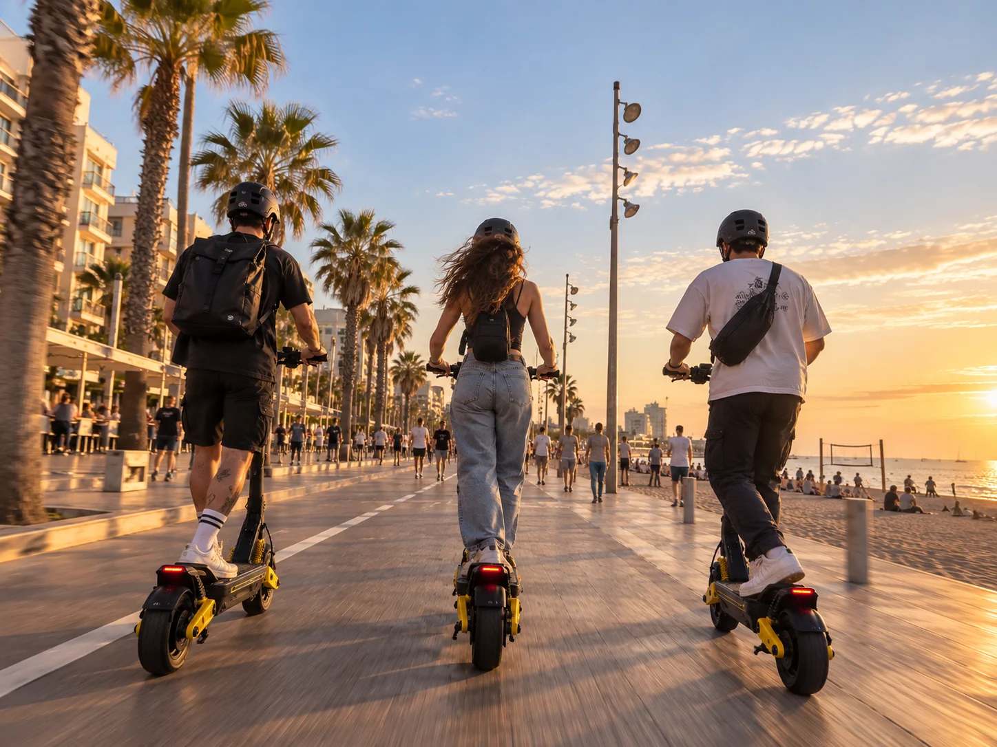 OOTD electric scooter in Barcelona